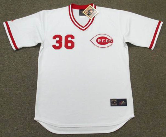 Clay Carroll Cincinnati Reds 1975 Cooperstown Throwback Baseball Stitched Jersey | CTJS2521