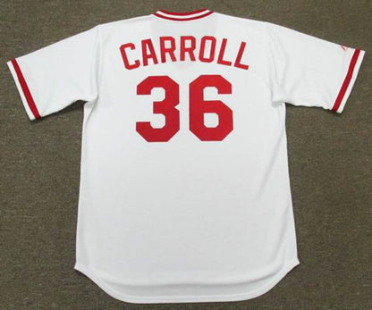 Clay Carroll Cincinnati Reds 1975 Cooperstown Throwback Baseball Stitched Jersey | CTJS2521