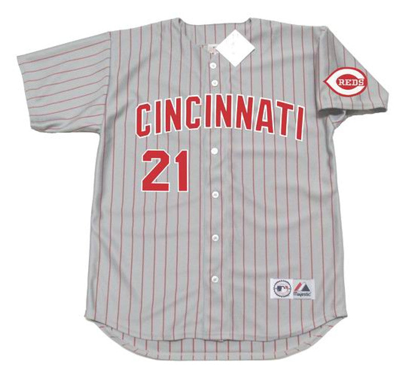 Sean Casey Cincinnati Reds 1998 Throwback Away Baseball Stitched Jersey | CTJS0392