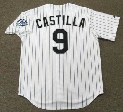 Vinny Castilla Colorado Rockies 2004 Throwback Home Baseball Stitched Jersey | CTJS0107