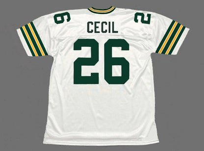 Green Bay Packers Chuck Cecil NFL jersey front view