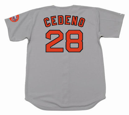 Cesar Cedeno Houston Astros 1971 Cooperstown Away Baseball Stitched Jersey | CTJS2631
