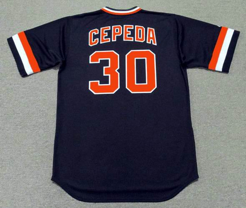Orlando Cepeda San Francisco Giants Cooperstown Away Baseball Stitched Jersey | CTJS0895
