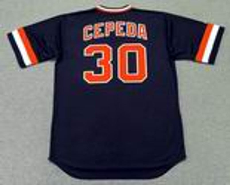 Orlando Cepeda San Francisco Giants Cooperstown Away Baseball Stitched Jersey | CTJS0895