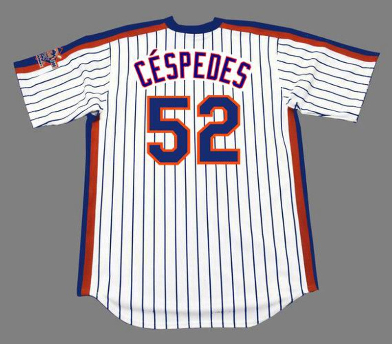 Yoenis Cespedes New York Mets 1986 Throwback Home Baseball Stitched Jersey | CTJS0010