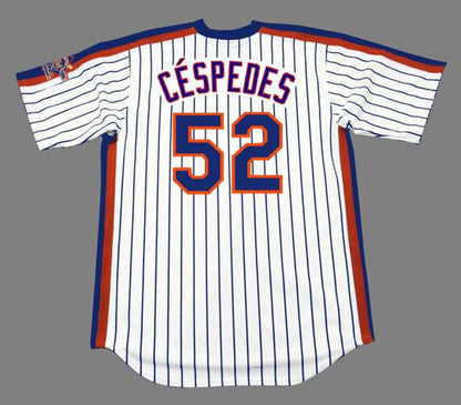 Yoenis Cespedes New York Mets 1986 Throwback Home Baseball Stitched Jersey | CTJS0010