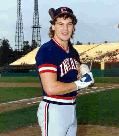 Cleveland Indians 1980S Cooperstown Throwback Away Baseball Stitched Jersey | CTJS2503