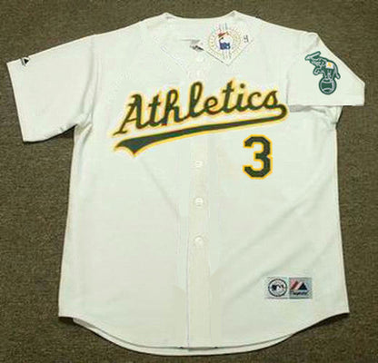 Eric Chavez Oakland Athletics 2002 Home Baseball Throwback Stitched Jersey | CTJS2140