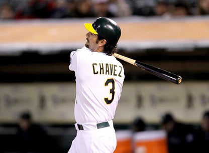 Eric Chavez Oakland Athletics 2002 Home Baseball Throwback Stitched Jersey | CTJS2140