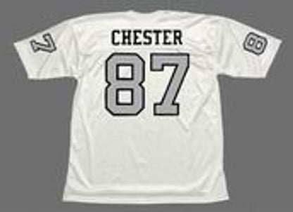 Oakland Raiders Raymond Chester NFL jersey front view