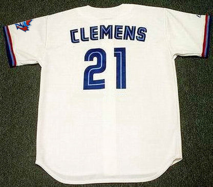 Roger Clemens Toronto Blue Jays 1997 Throwback Home Baseball Stitched Jersey | CTJS0580