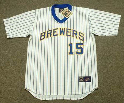 Cecil Cooper Milwaukee Brewers 1982 Home Throwback Baseball Stitched Jersey | CTJS2637