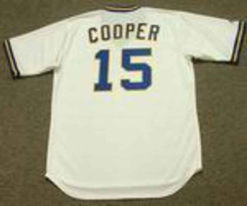Cecil Cooper Milwaukee Brewers 1977 Home Throwback Baseball Stitched Jersey | CTJS2639