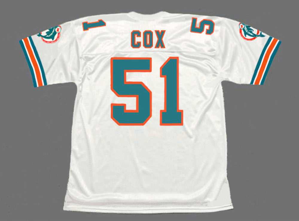 Miami Dolphins Bryan Cox NFL jersey front view