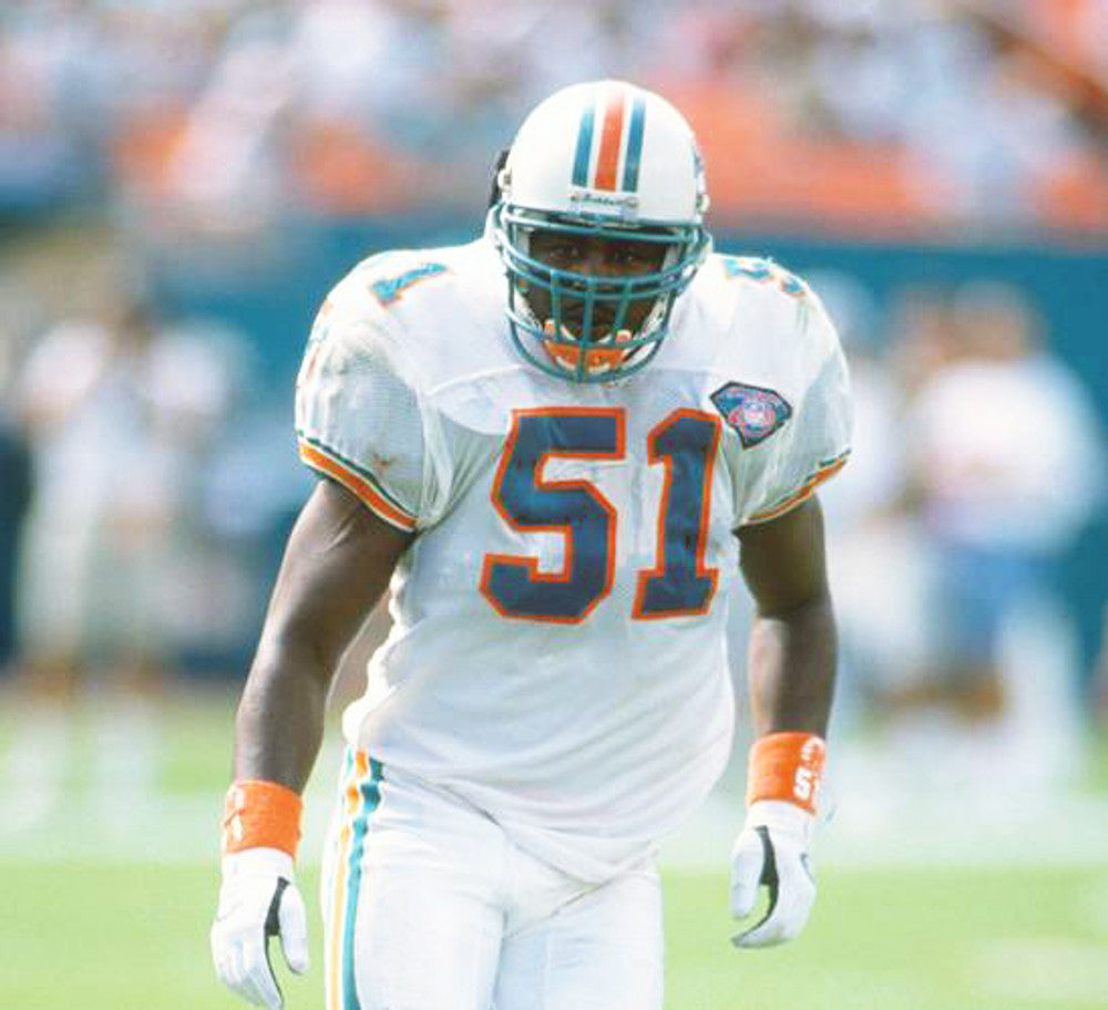 Miami Dolphins Bryan Cox NFL jersey front view