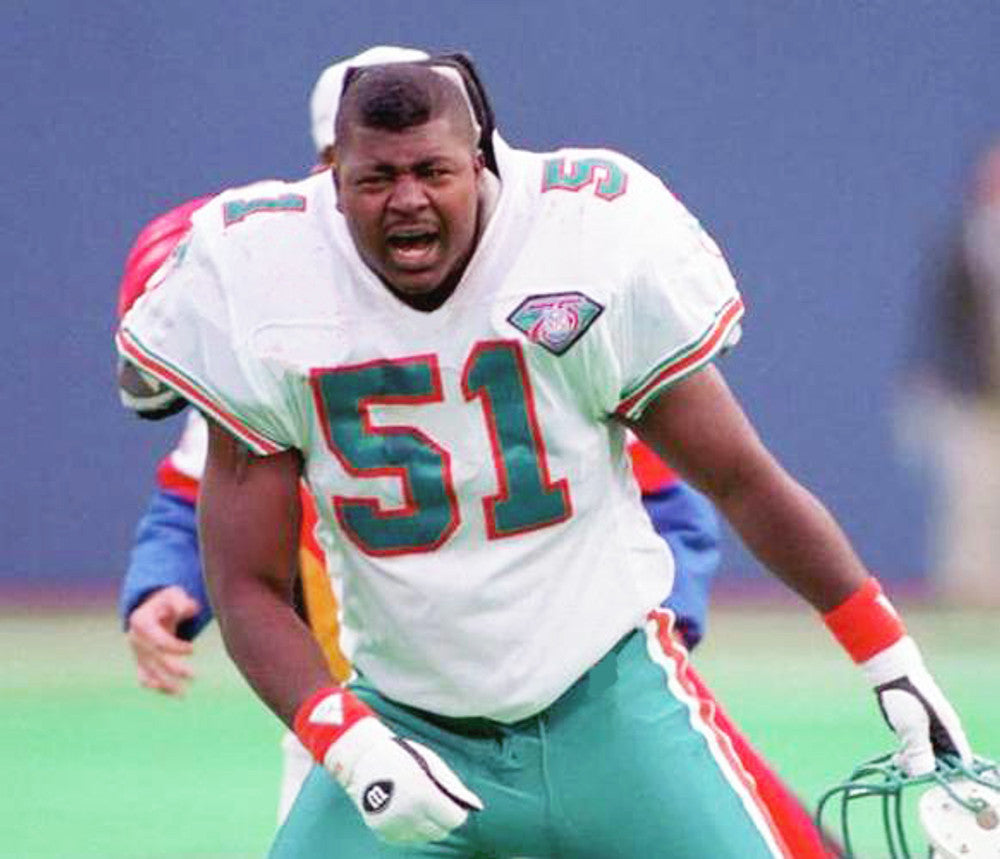 Miami Dolphins Bryan Cox NFL jersey front view
