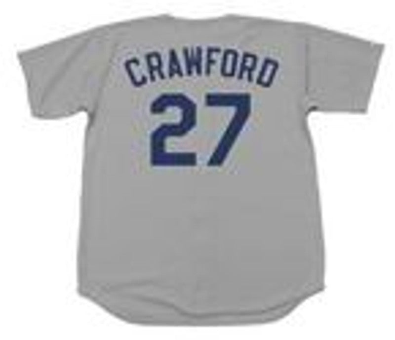 Willie Crawford Los Angeles Dodgers 1974 Away Throwback Baseball Stitched Jersey | CTJS0063