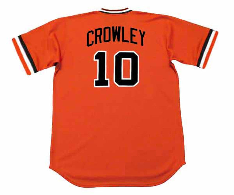 Terry Crowley Baltimore Orioles 1979 Cooperstown Baseball Stitched Jersey | CTJS0292