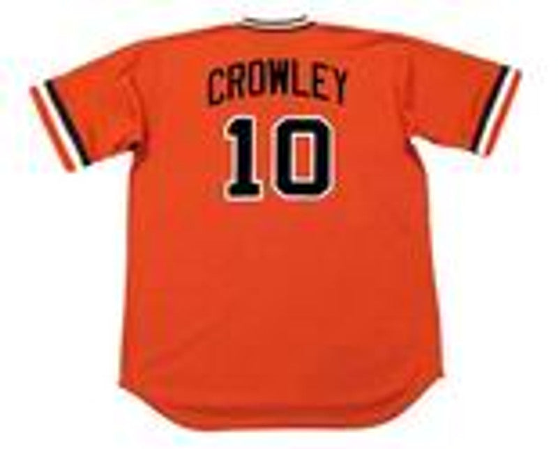 Terry Crowley Baltimore Orioles 1979 Cooperstown Baseball Stitched Jersey | CTJS0292