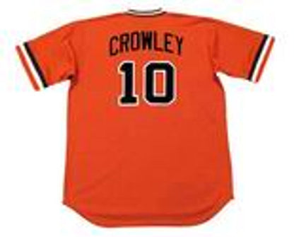Terry Crowley Baltimore Orioles 1979 Cooperstown Baseball Stitched Jersey | CTJS0292
