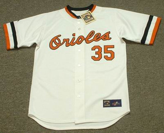 Mike Cuellar Baltimore Orioles 1974 Cooperstown Throwback Baseball Stitched Jersey | CTJS1076