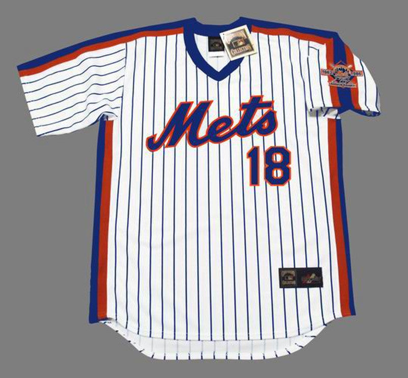 Travis Darnaud New York Mets 1986 Throwback Home Baseball Stitched Jersey | CTJS0142