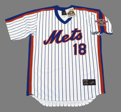 Travis Darnaud New York Mets 1986 Throwback Home Baseball Stitched Jersey | CTJS0142