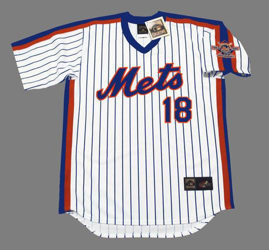 Travis Darnaud New York Mets 1986 Throwback Home Baseball Stitched Jersey | CTJS0142
