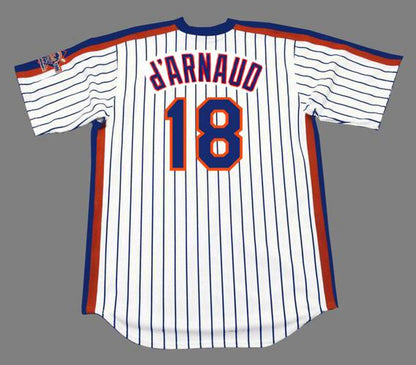 Travis Darnaud New York Mets 1986 Throwback Home Baseball Stitched Jersey | CTJS0142
