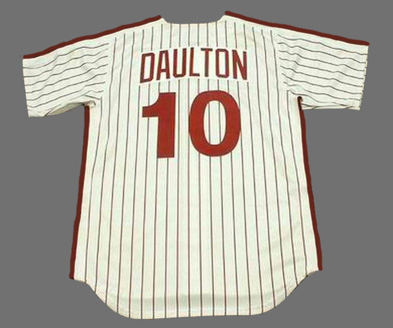 Darren Daulton Philadelphia Phillies 1990 Cooperstown Throwback Home Baseball Stitched Jersey | CTJS2426