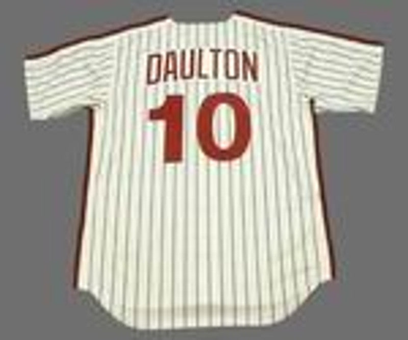 Darren Daulton Philadelphia Phillies 1990 Cooperstown Throwback Home Baseball Stitched Jersey | CTJS2426