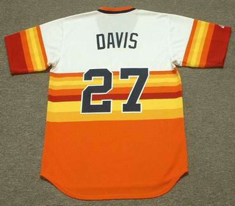 Glenn Davis Houston Astros 1986 Cooperstown Throwback Baseball Stitched Jersey | CTJS1948