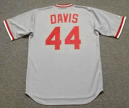 Eric Davis Cincinnati Reds 1987 Cooperstown Away Baseball Stitched Jersey | CTJS2139