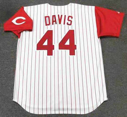Eric Davis Cincinnati Reds 1996 Throwback Home Baseball Stitched Jersey | CTJS2136