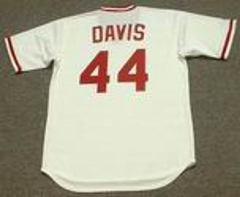 Eric Davis Cincinnati Reds 1990 Cooperstown Home Baseball Stitched Jersey | CTJS2138