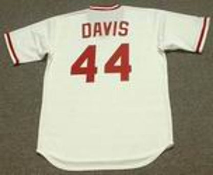 Eric Davis Cincinnati Reds 1990 Cooperstown Home Baseball Stitched Jersey | CTJS2138