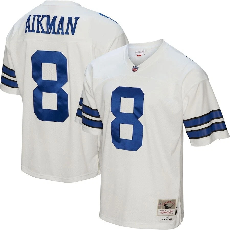 Dallas Cowboys Troy Aikman NFL jersey front view