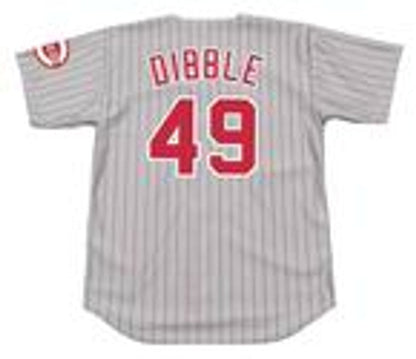 Rob Dibble Cincinnati Reds 1993 Throwback Away Baseball Stitched Jersey | CTJS0626