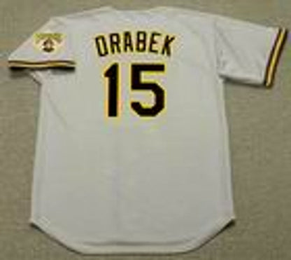 Doug Drabek Pittsburgh Pirates 1992 Throwback Away Baseball Stitched Jersey | CTJS2217