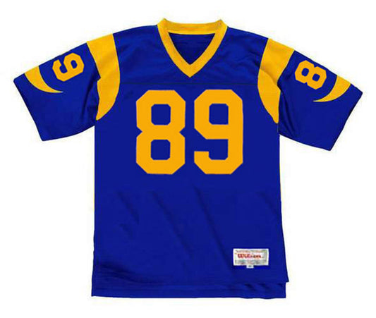 Los Angeles Rams Fred Dryer NFL jersey front view