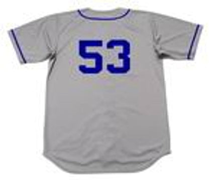 Don Drysdale Brooklyn Dodgers 1957 Cooperstown Away Baseball Stitched Jersey | CTJS2249