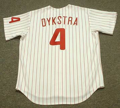 Lenny Dykstra Philadelphia Phillies 1993 Throwback Home Baseball Stitched Jersey | CTJS1253
