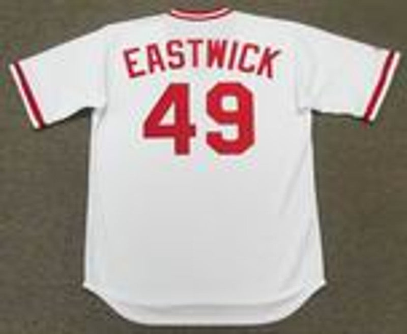Rawly Eastwick Cincinnati Reds 1975 Cooperstown Home Baseball Stitched Jersey | CTJS0740