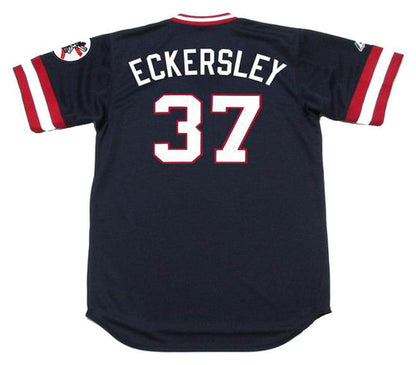 Dennis Eckersley Cleveland Indians 1977 Cooperstown Throwback Away Stitched Jersey | CTJS2302