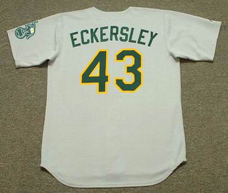 Dennis Eckersley Oakland Athletics 1989 Away Baseball Throwback Stitched Jersey | CTJS2301