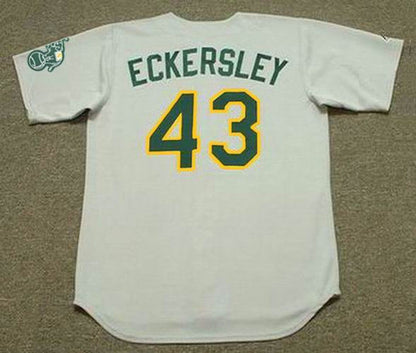 Dennis Eckersley Oakland Athletics 1989 Away Baseball Throwback Stitched Jersey | CTJS2301