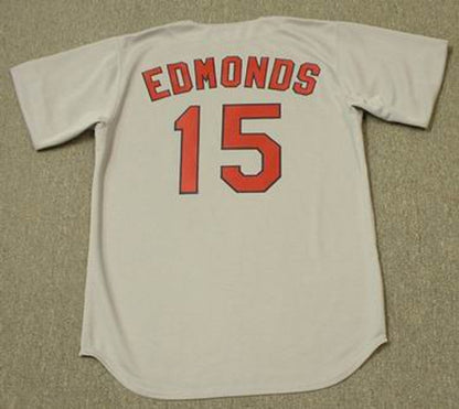 Jim Edmonds St Louis Cardinals 2000 Cooperstown Throwback Away Stitched Baseball Jersey | CTJS1694