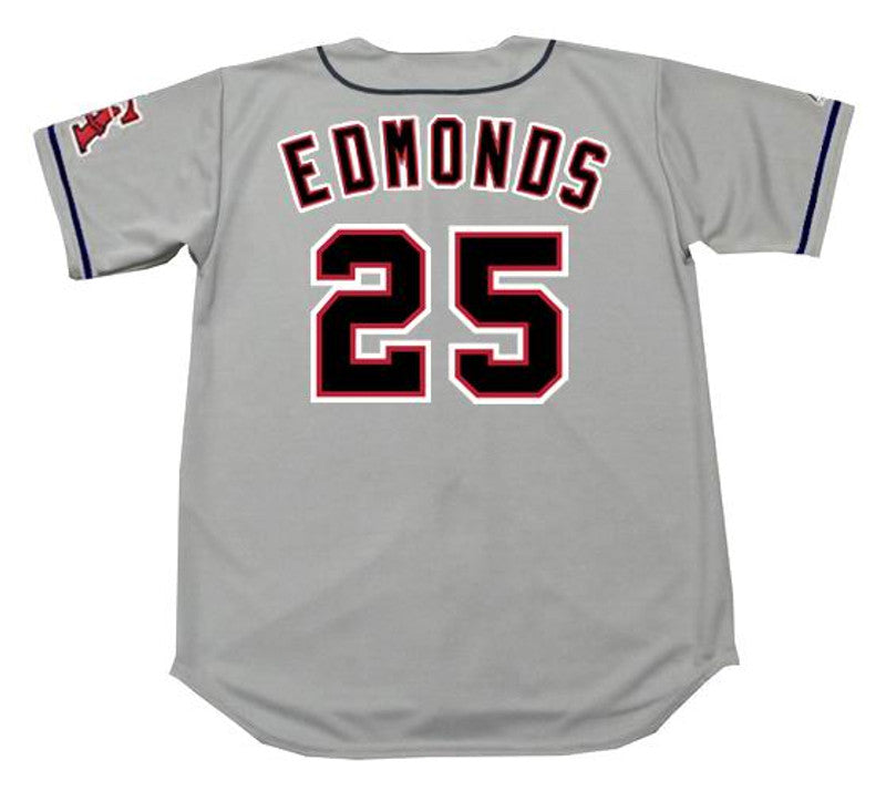 Jim Edmonds California Angels 1996 Throwback Away Baseball Stitched Jersey | CTJS1695