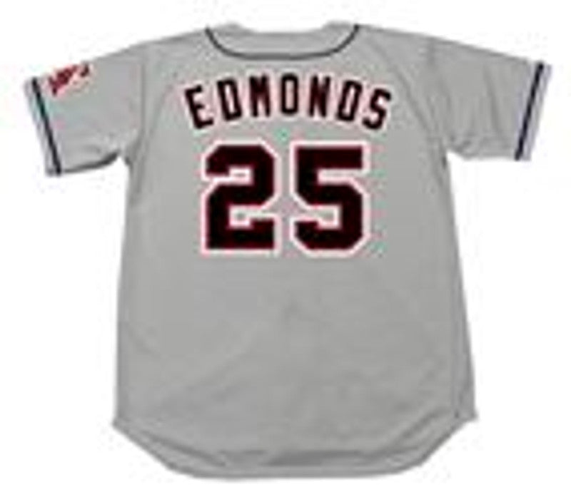 Jim Edmonds California Angels 1996 Throwback Away Baseball Stitched Jersey | CTJS1695