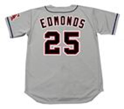 Jim Edmonds California Angels 1996 Throwback Away Baseball Stitched Jersey | CTJS1695